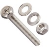WAKAI 2M650 Stainless Steel Hex Bolt Set, 0.2 x 2.0