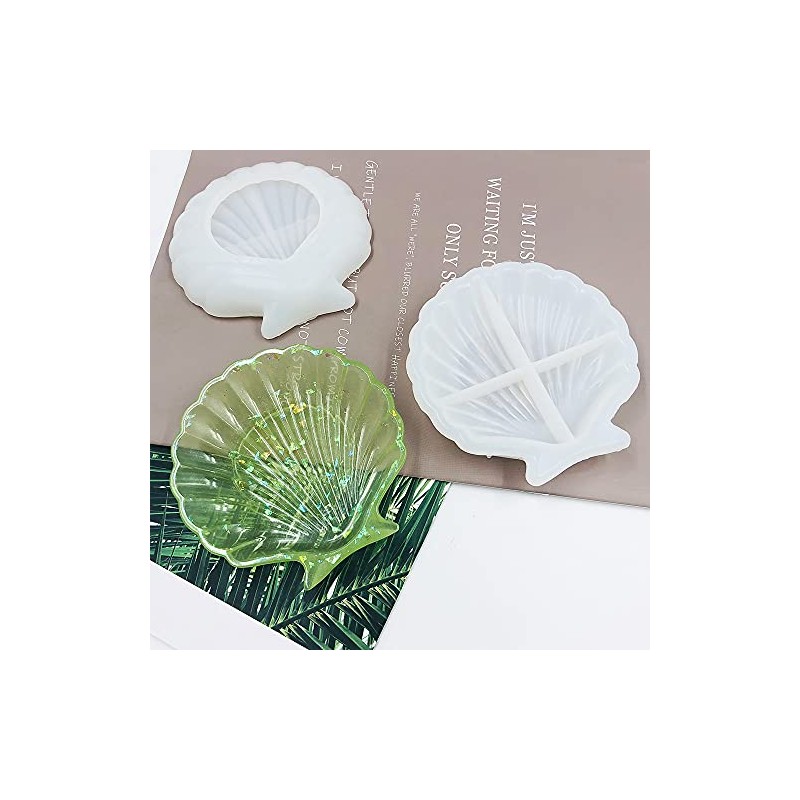 2 moldes de resina FineGood, molde de silicona para plato