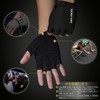 RIVBOS CHG001 Bicycle Gloves, Cycling Gloves, Fingerless, Sculpted Design, With