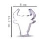 10.3 cm Cow Head Cookie Cutter - 1 Piece -