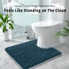 Yimobra Microfiber Bath Mat Non-Slip Large Bathroom Rugs Shower Soft