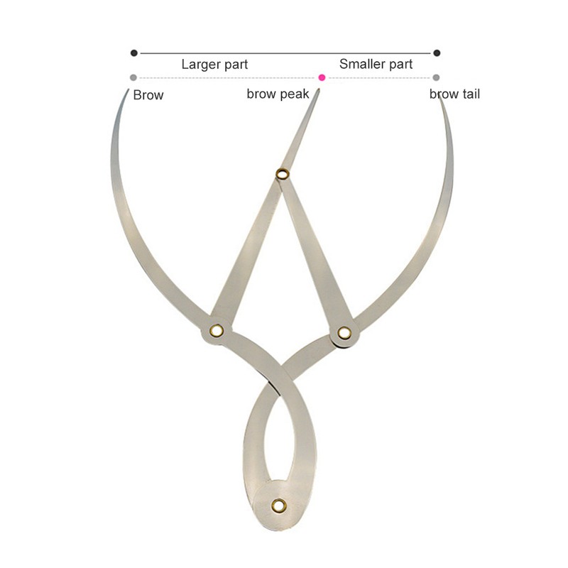 Golden Ratio Eyebrow Microblading Permanent Makeup Measure Tool Ruler Eyebrow