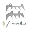 Autoparts Dual Felling Dog Bumper Spikes Chain Catcher Set Replacement