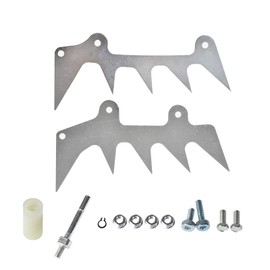 Autoparts Dual Felling Dog Bumper Spikes Chain Catcher Set Replacement for Stihl 024 026 MS240 MS260 029 039 034 036 038 MS290 MS390 MS310 MS311 MS271 MS291 Chainaw Powder Coated