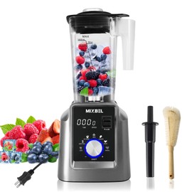 MIXBEL Professional Blenders for Kitchen 2200W High-Powered Blender for Smoothies with 68oz BPA-Free Pitcher, Preset Programs and Timer, Commercial Grade Countertop Blender, Ice Crushing, Shakes
