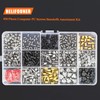 HELIFOUNER 450 Pieces Computer Standoffs Spacer Screws Assortment Kit for