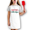 Pink Positive Christmas Children's Kitchen Apron: Santa's Little Helper (3-7