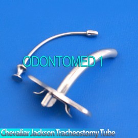 ODM Chevaliar Jackson Tracheostomy Tube #8 Tracheotomy Metal Ent Surgical Instrumnt