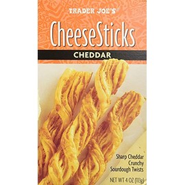 Trader Joe's Sharp Cheddar Sourdough Cheese Sticks, 4 Pack