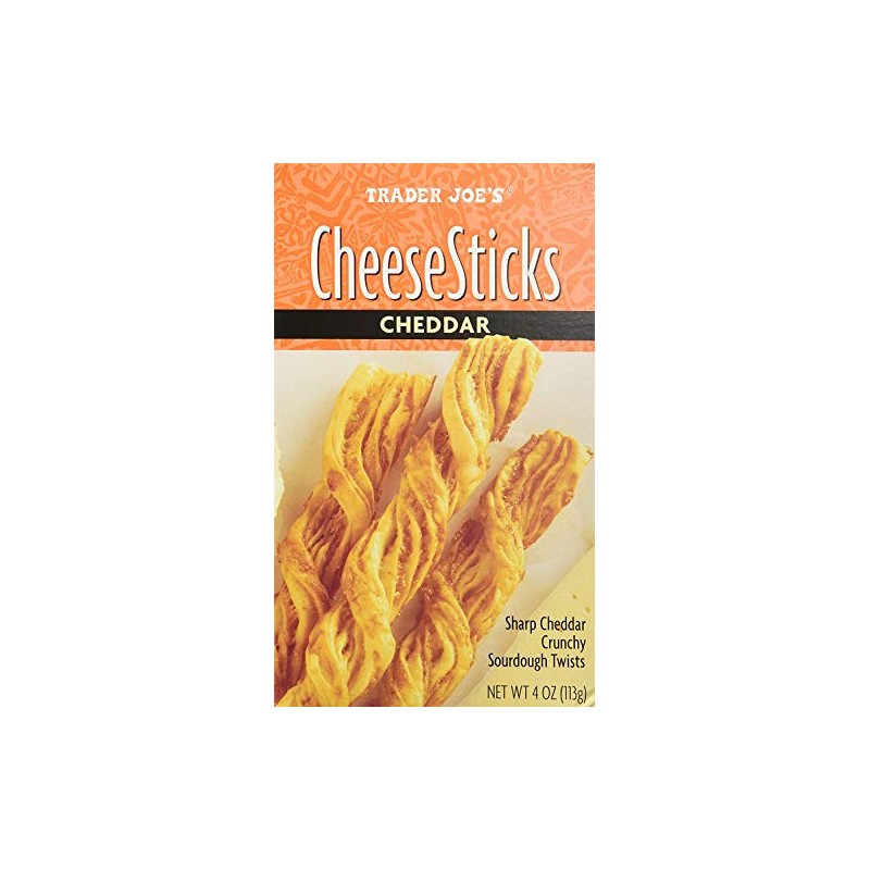 Trader Joe's Sharp Cheddar Sourdough Cheese Sticks, 4 Pack