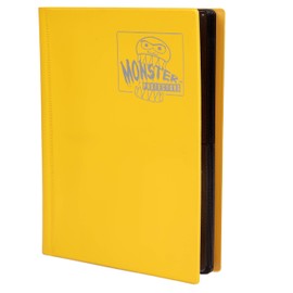 Monster Protection Monster Binder, 4-Pocket, Matte Yellow