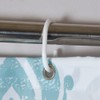 Polyester Striped Painting Shower Bath Curtain Waterproof Bathroom Curtain (S)
