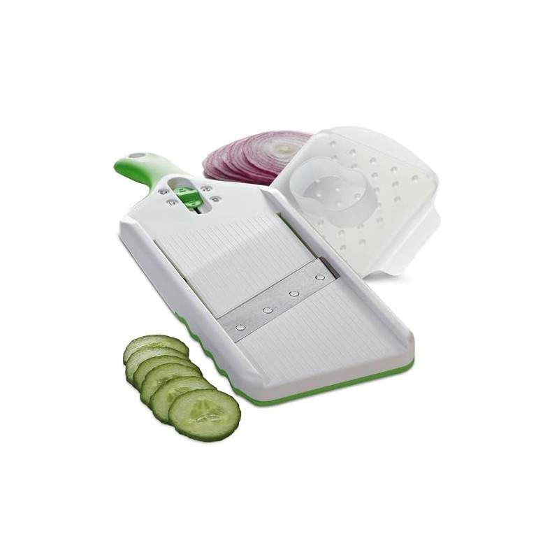 Prepworks por Progressive Adjust-A-Slice Mandolina, Slice Mandoline, Verde, A, 1