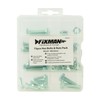 Fixman 662943 Hexagonal Screws and Nuts Assortment 75 Pieces, Grey,