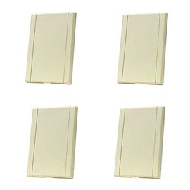 LEFITPA 4 Pack Replacement Full Door Central Vacuum Inlet Valve 775590A Low Voltage (1 1/2" Diameter x 3 7/16" Width x 5 1/8" Height)
