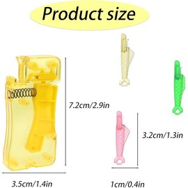 Fish Mouth Sewing Machine Needle Threader, 14Pcs Quick Sewing Machine Loop Sewing Needle Threader,Fish Mouth Sewing Machine Needle Threader,Quick Threading Fish-Shaped Needle Threader for Sewing