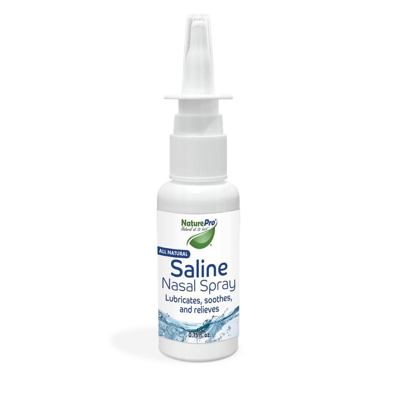 NaturePro All Natural Saline Nasal Spray, 0.75 fl. oz., Kosher,