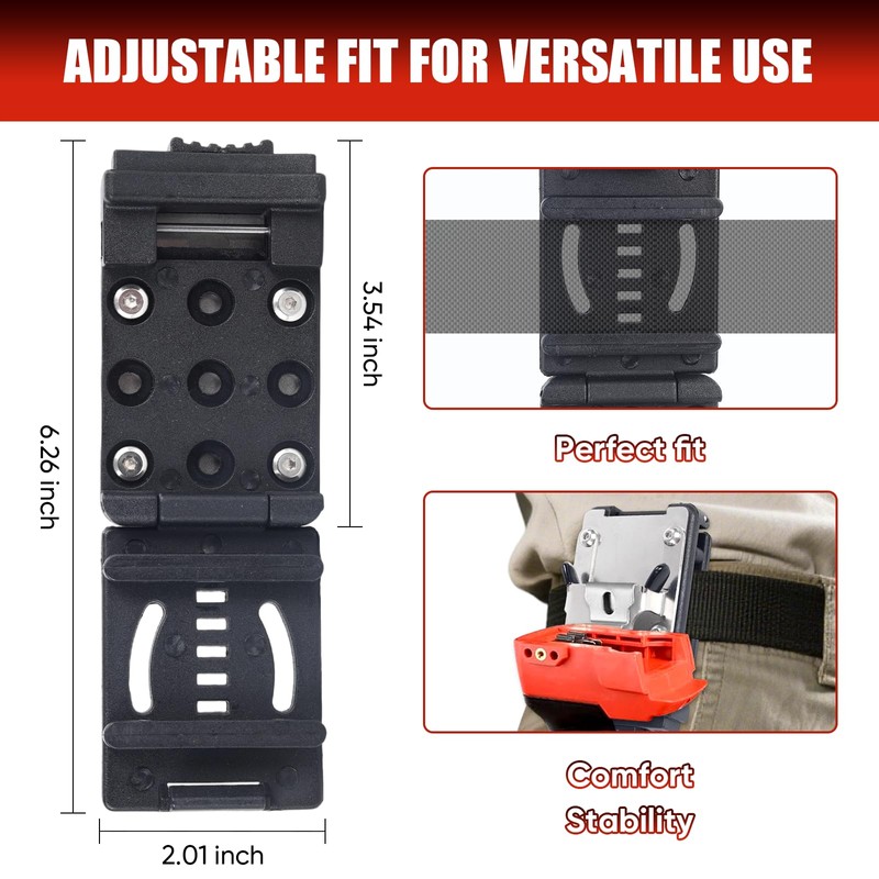 Drill Holder Belt Clip,Hook Holster for Cordless Drill Driver, Tape