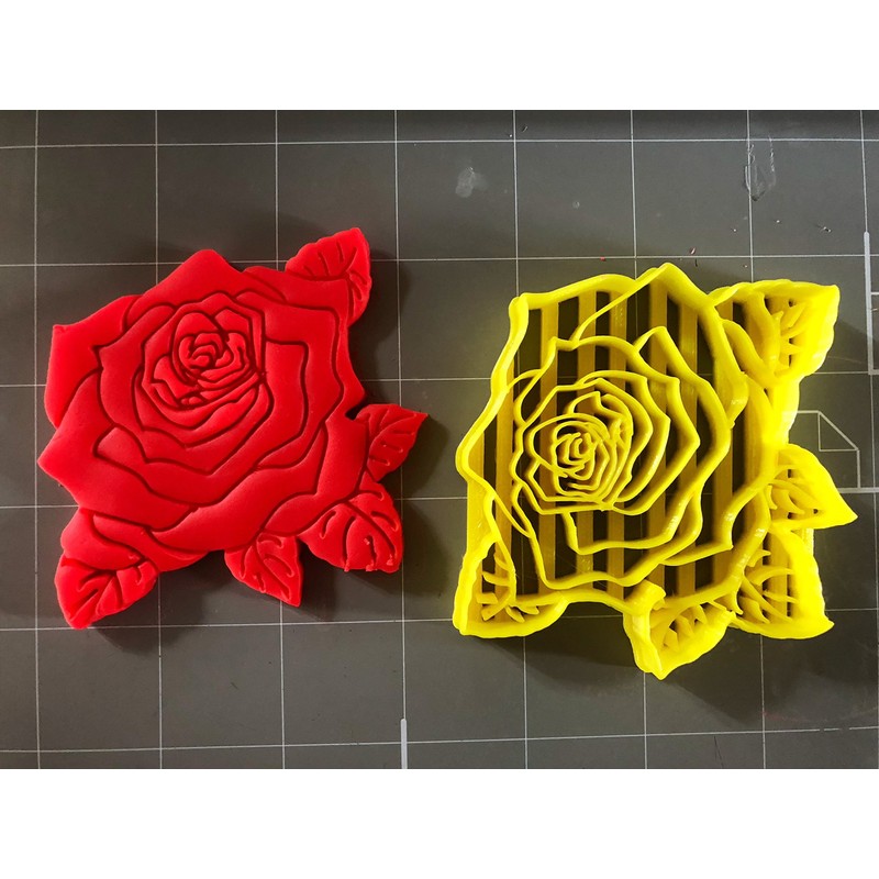 Rose Cookie Cutter (3 inches)