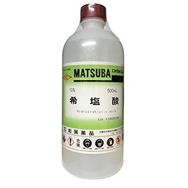 MATSUBA 10% Hydrochloric Acid 500ml Bottle