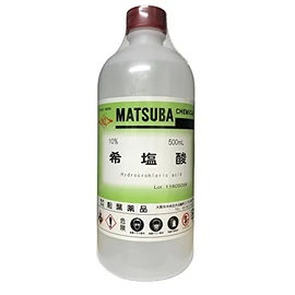 MATSUBA 10% Hydrochloric Acid 500ml Bottle