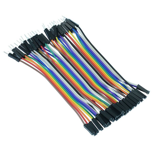 40pcs Dupont Male to Female 10cm Solderless Jumper Wire Breadboard