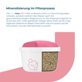 Wessper Filter Cartridges for Jug, Filter with Magnesium, Additional PIN, Compatible with Brita Water Filter Jug, Replacement for Dafi, Wessper, Aquaphor Water Filter - Pack of 6