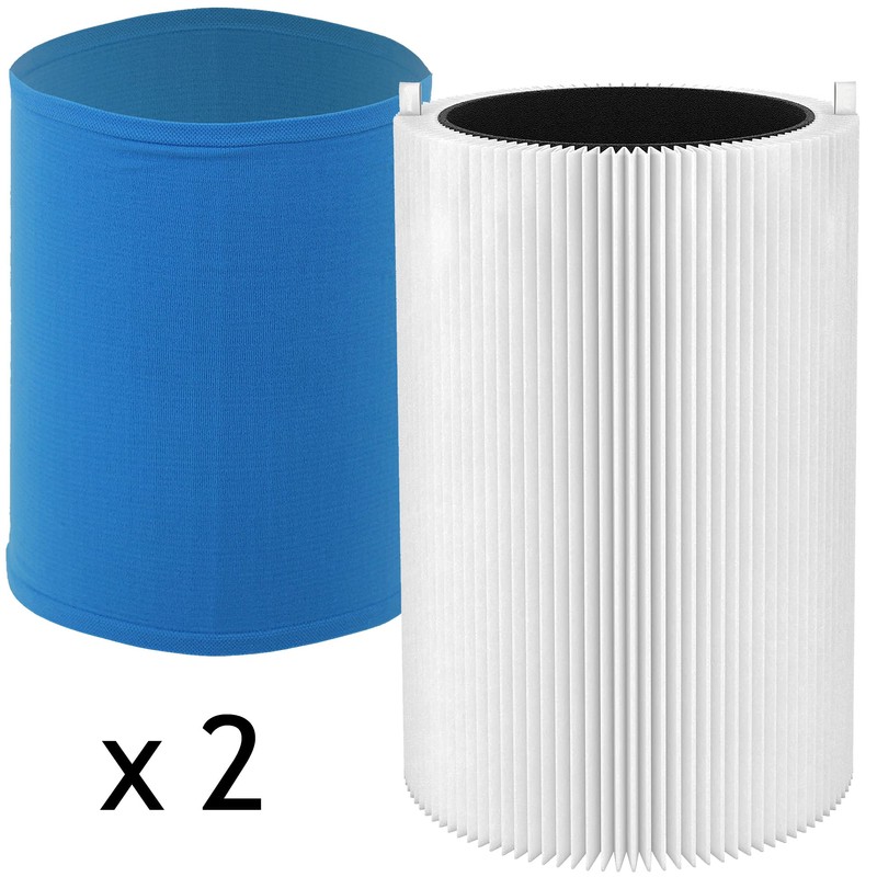 Spares2go Filter Kit compatible with Blueair Air Purifier HEPA Carbon