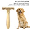 Dog Grooming Comb Multifunctional Remove Hair Thoroughly Hollow Core Handle