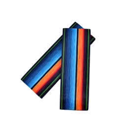 Silver Edge 2 Pcs Canvas Micarta Knife Scales Slabs Blanks - DIY Slabs Grips Knife Making Supplies - Micarta Sheets (Red and Blue)