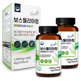 [Wellys] Premium Boswellia Tablets 1,000mgx60 tablets, 2 units, 4-month supply, parents’ health food / [웰리즈] 프리미엄 보스웰리아정 1,000mgx60정 2개 4개월분 부모님 건강식품