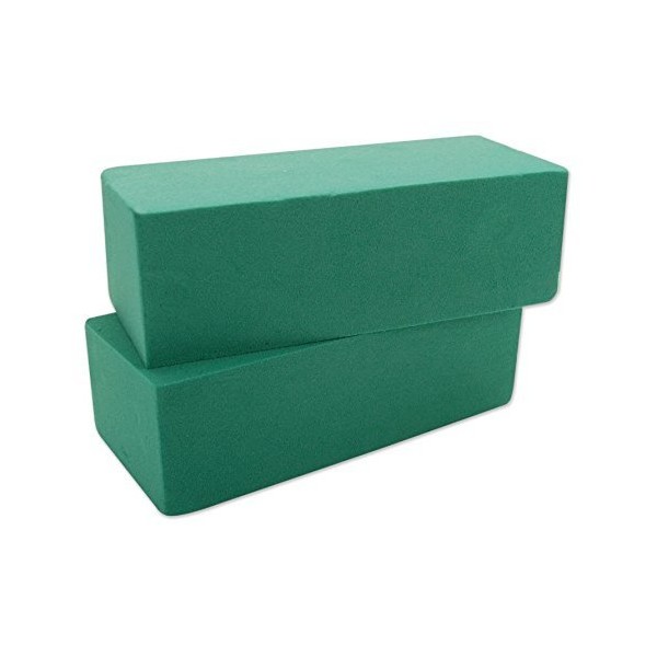 2 Pcs Floral Foam Blocks (3" X 4" X 9"
