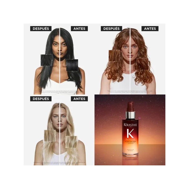 Sérum 8H Nutrición Cabello Seco Kérastase Nutritive 90ml