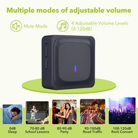 BN-LINK Wireless Door Bell for Home with 2 Receivers,Mini Doorbell Chime for Garage,Waterpoof Wall Mounted Doorbells Button for Apartment, Bedroom,Classroom, Kids Room(Black)