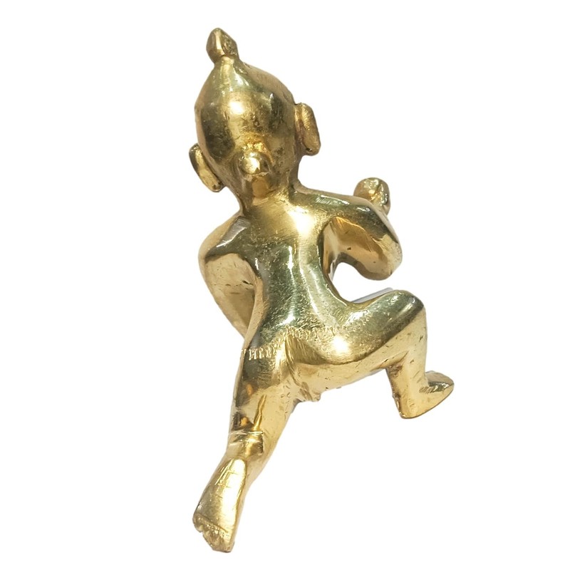 athizay Laddu Gopal Brass Idol | Bal Gopal Baby Krishna
