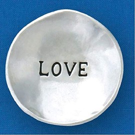 Basic Spirit BW-62 Love,Boxed Charm Bowl, Small, 2-inch Diameter