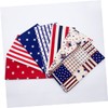 ABOOFAN 2sets Us Flag Cotton DIY Fabric Muslin Sewing Fabric