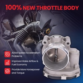 MOCA S20240 Throttle Body Fit for Ford 2015-2024 Edge F-150 2.7L, 2019-2024 Ranger 2.3L, 2020-2024 Explorer 2.3L 3.0L, for Lincoln 2019-2023 Nautilus 2.7L