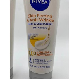 NIVEA Skin Firming & Anti-Wrinkle Neck & Chest cream 6.7 oz Lot of 2