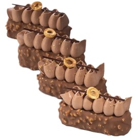 Pavoni PX3215 Pavoflex Silicone Baking Mold Freezing Mould with 12 Pastel40Time Cavities, Each 3.15 Inch x 1.06 Inch x 0.83 Inch High