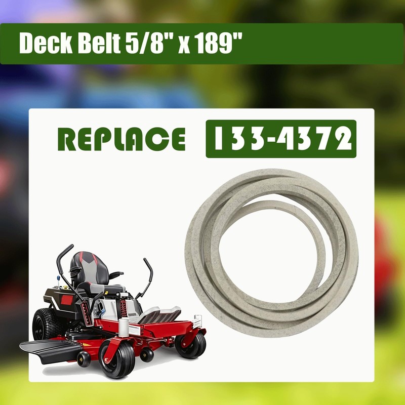 133-4372 0.66" x 189.1" Deck Belt Fit for Toro Wheel