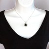 Happy Bomb Bloodstone Dragon Pendant Necklace 12mm Brass Natural Stone