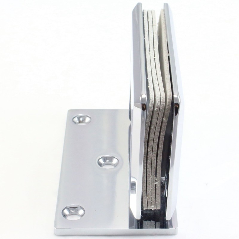 Di Vapor (R) 90 Degree Wall Mounted Shower Door Glass