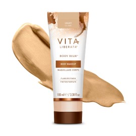 Vita Liberata Body Blur - Light, Skin Perfecting Leg & Body Makeup, Wash Off Instant Tanner, Radiant Glow & Flawless Finish, 3.38 fl oz
