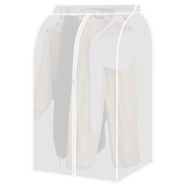 Protector De Ropa Colgante, Bolsas De Almacenamiento El Armario Colgante Impermeable a Prueba De Polvo Translúcida Con Cremallera, Protector De Ropa Para Closet, 60x60x120 Cm