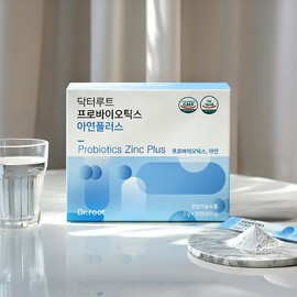 Dr. Root 닥터루트 프로바이오틱스 아연플러스 30포 1박스 1개월분 Dr. Root Probiotics Zinc Plus 30 Sachets 1 Box 1 Month Supply