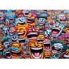 DePhoto 7x5FT Graffiti Backdrop 80s 90s Hip Pop Cholo Party