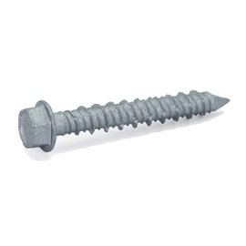 CONFAST 1/4" x 1-3/4" Concrete Screws 410 Stainless Steel Hex with Concrete Drill Bit for Anchoring to Masonry, Block or Brick (50 per Box)