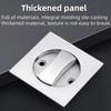 Pocket Door Lock,Privacy Square Pocket Door Hardware,Invisible Sliding Door Lock