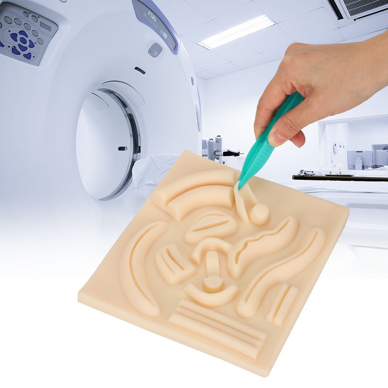 Laparoscopic Simulation Stitching 3D Silicone Module Surgical Skin Suture for